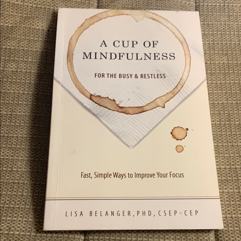 👁️4/$10👁️Self help. Signed copy. A cup of mindfulness